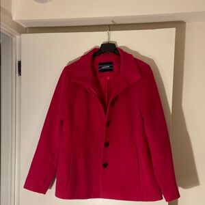 Red Pea Coat